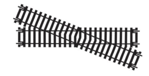 Hornby R615 - 1: 76 - Krezung, rechter Abzweig